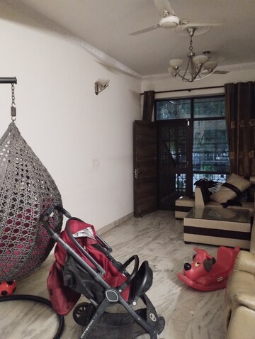 Living Room in 3 BHK Apartment at Vaish CHS, Sector 45 – for Sale