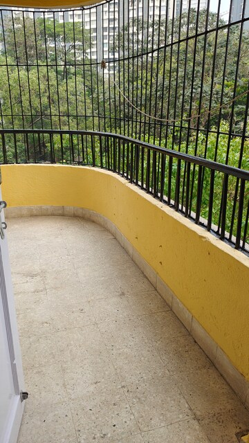 Balcony in 3 BHK Apartment at Kalpavriksha Apartment, Vasant Vihar – for Rent