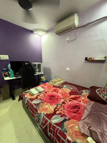 Bedroom in 1 BHK Apartment at Shirish Apartment, Vasant Vihar – for Rent