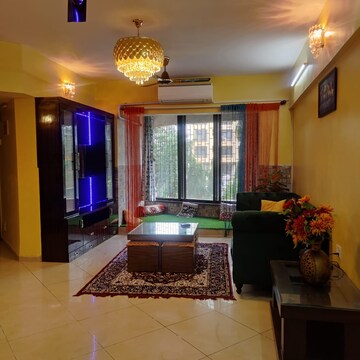 Living Room in 2 BHK Apartment at Maharaja Retreat CHS, Goregaon East – for Rent