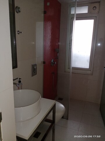 Bathroom in 2 BHK Apartment at Lodha Fiorenza, Goregaon East – for Rent