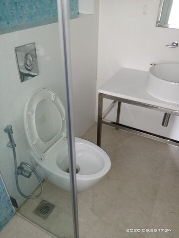 Bathroom in 2 BHK Apartment at Lodha Fiorenza, Goregaon East – for Rent