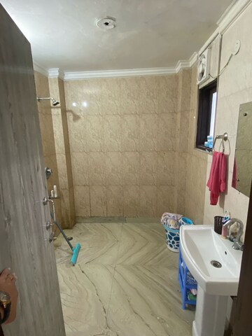 Bathroom in 1 BHK Builder Floor at Saket – for Rent