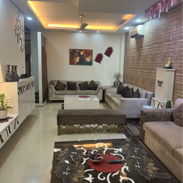 Living Room in 3 BHK Builder Floor at Uday Park – for Rent
