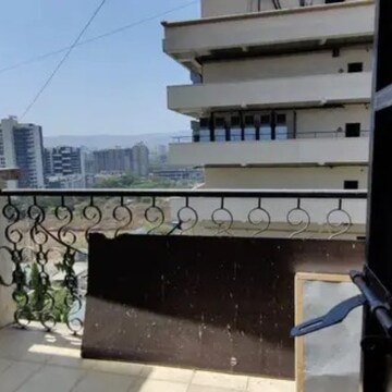 Balcony in 2 BHK Apartment at Dorabjee Paradise Building A&B Condominium, Mohammadwadi – for Rent