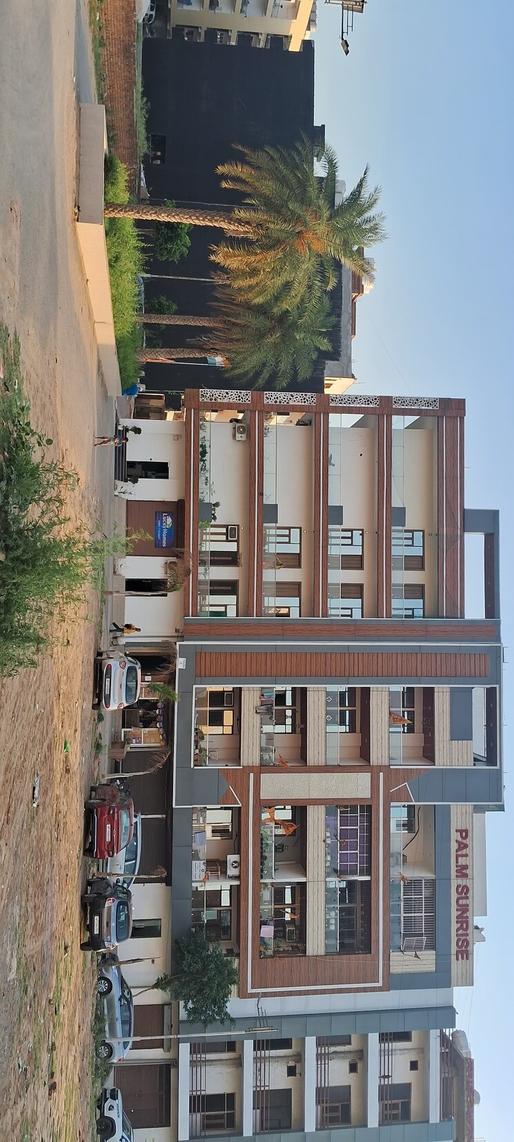 Exterior View, palm-sunrise 3 Bedroom 1550 Sq.Ft. Builder Floor In Shahpur Bamheta Ghaziabad 8438053