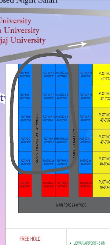 Plot Area in  Plot at Unnati DLF Dream Home, Dlf Ankur Vihar – for Sale