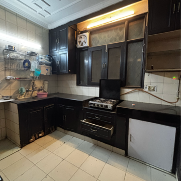 Kitchen in 3 BHK Builder Floor at Saket – for Rent