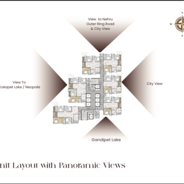 Plot Area in 3 BHK Apartment at Kokapet – for Sale