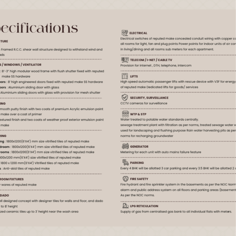 undefined, kokapet 3 Bedroom 2437 Sq.Ft. Apartment In Kokapet Hyderabad 8438119