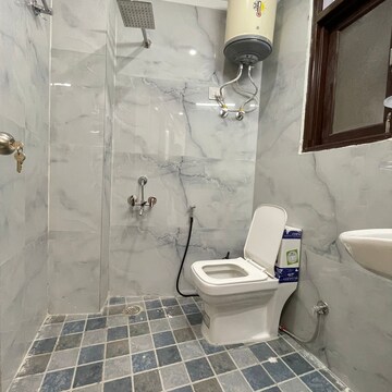 Bathroom in 2 BHK Builder Floor at Saket – for Rent