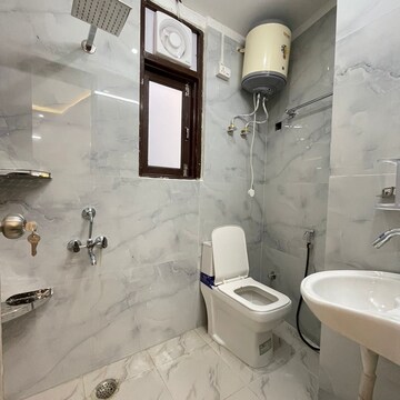 Bathroom in 2 BHK Builder Floor at Saket – for Rent