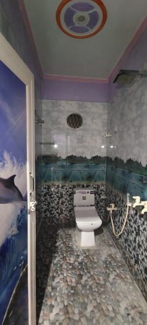 Bathroom in 2 BHK Builder Floor at Dwarka Mor – for Rent