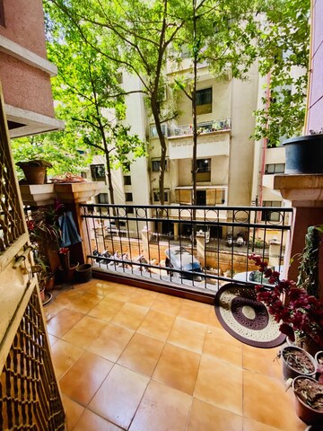 Balcony in 2 BHK Apartment at Hill Mist Harmony Apartment, Kondhwa – for Rent
