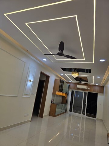 Staircase in 3 BHK Apartment at Prestige High Fields, Gachibowli – for Sale