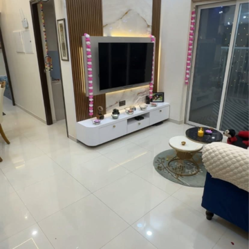 Living Room in 2 BHK Apartment at Lodha Amara, Sandoz Baug – for Sale