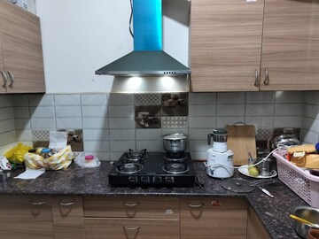 Kitchen in 3 BHK Apartment at Gaur Atulyam, Omicron I Greater Noida – for Rent