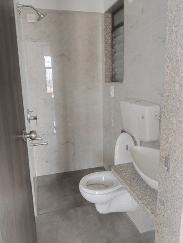 Bathroom in 1 BHK Apartment at Neel Sidhi Ballarat, New Panvel – for Rent