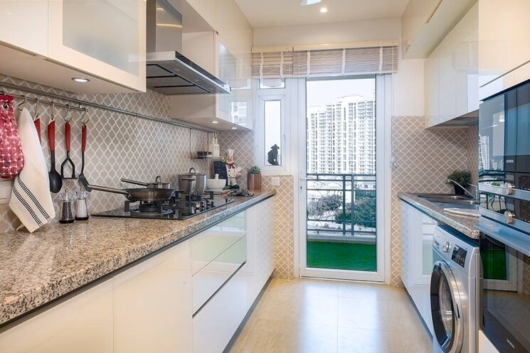Kitchen, dlf-new-town-heights-town-houses 4 Bedroom 2325 Sq.Ft. Apartment In Sector 86 Gurgaon 8438555