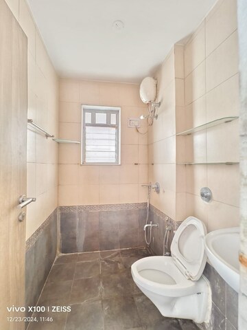 Bathroom in 3 BHK Apartment at Soham Garden, Manpada – for Sale