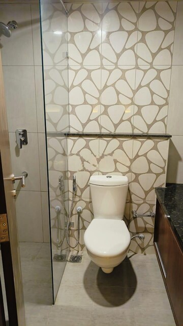 Bathroom in 3 BHK Apartment at Prestige Botanique, Basavanagudi – for Rent