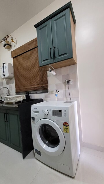 Bathroom in 1 BHK Apartment at Ganga Legend, Bavdhan – for Rent