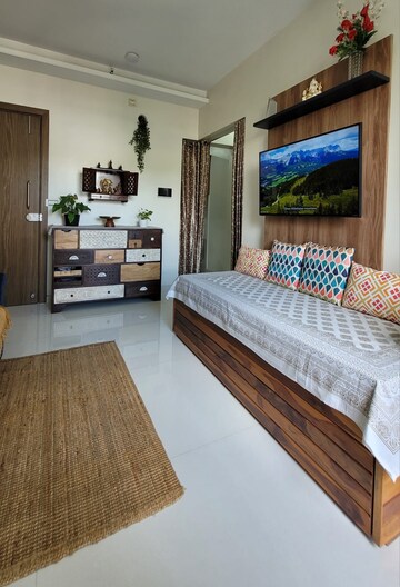 Bedroom in 1 BHK Apartment at Ganga Legend, Bavdhan – for Rent