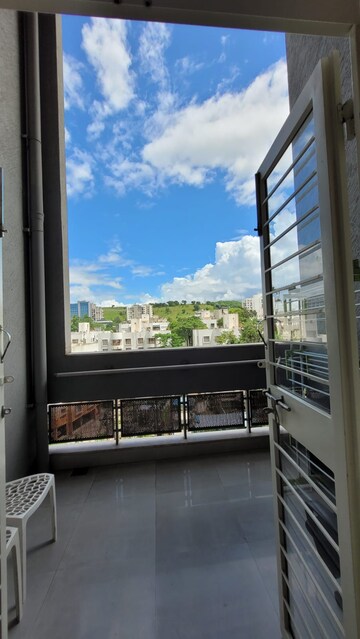 Balcony in 1 BHK Apartment at Ganga Legend, Bavdhan – for Rent