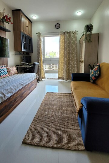 Bedroom in 1 BHK Apartment at Ganga Legend, Bavdhan – for Rent