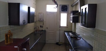 Kitchen in 3 BHK Penthouse at Jaipurias Sunrise Greens Zirakpur, Vip Road – for Rent