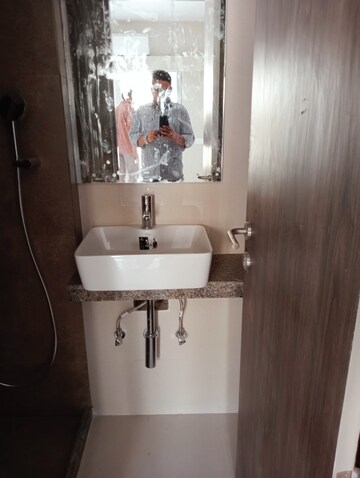 Bathroom in 2 BHK Apartment at Harasiddh Viraaj, Malad East – for Rent