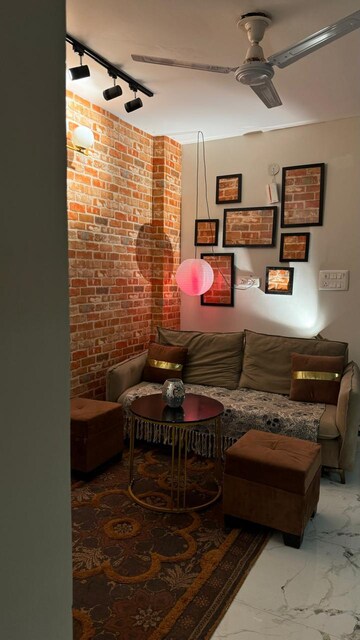 Living Room in 1 BHK Apartment at Saket – for Rent