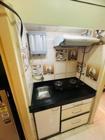 Kitchen in 1 RK Apartment at Khar West – for Rent