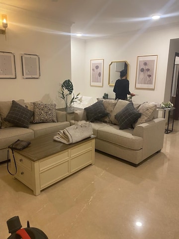 Living Room in 3.5 BHK Apartment at Prestige Waterford, Whitefield – for Rent