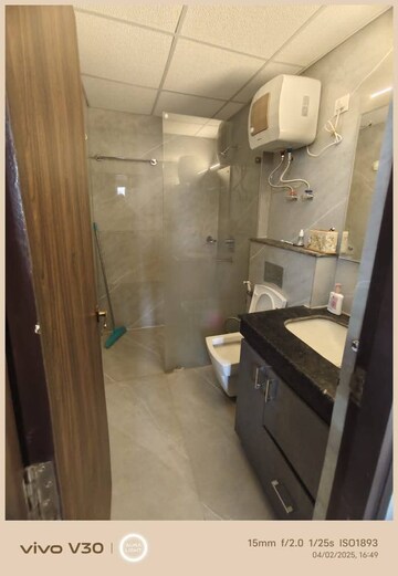 Bathroom in 2 BHK Apartment at Rishita Manhattan, Gomti Nagar – for Rent