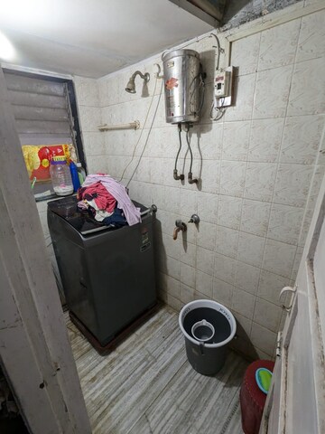 Bathroom in 1 RK Apartment at GeeBee Geejay CHS, Borivali West – for Rent