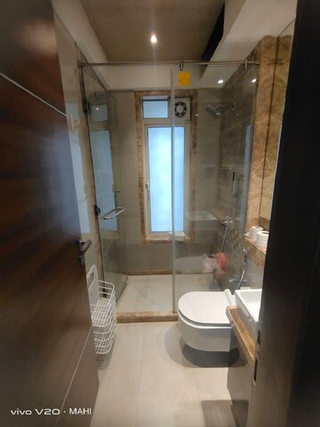 Bathroom in 3 BHK Apartment at Santacruz West – for Rent