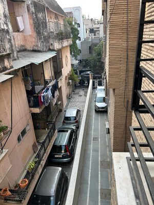 Balcony in 3 BHK Builder Floor at Sarvodaya Enclave – for Sale