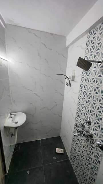 Bathroom in 2 BHK Apartment at Sai Baba Vihar Complex, Ghodbunder Road – for Rent