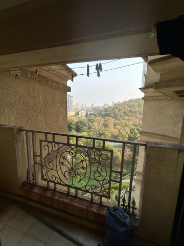 Balcony in 2 BHK Apartment at Cosmos Jewels, Ghodbunder Road – for Rent