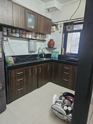 Kitchen in 1 BHK Apartment at Dedhia Harshgiri, Dahisar East – for Sale