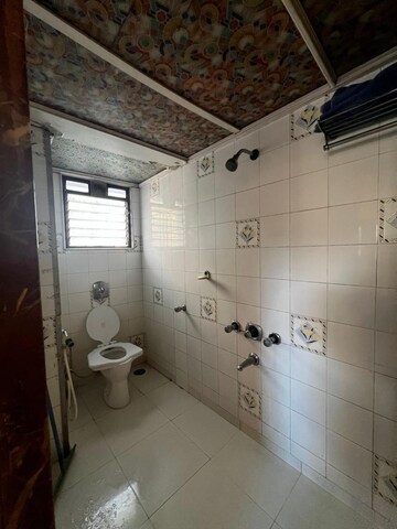 Bathroom in 2 BHK Apartment at Navyug Society – for Rent
