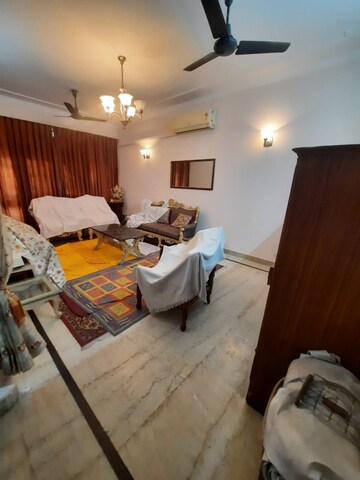 Living Room in 3 BHK Builder Floor at Malviya Nagar – for Rent