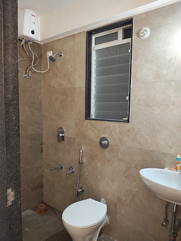Bathroom in 2 BHK Apartment at JVM Orchid, Dhokali – for Rent