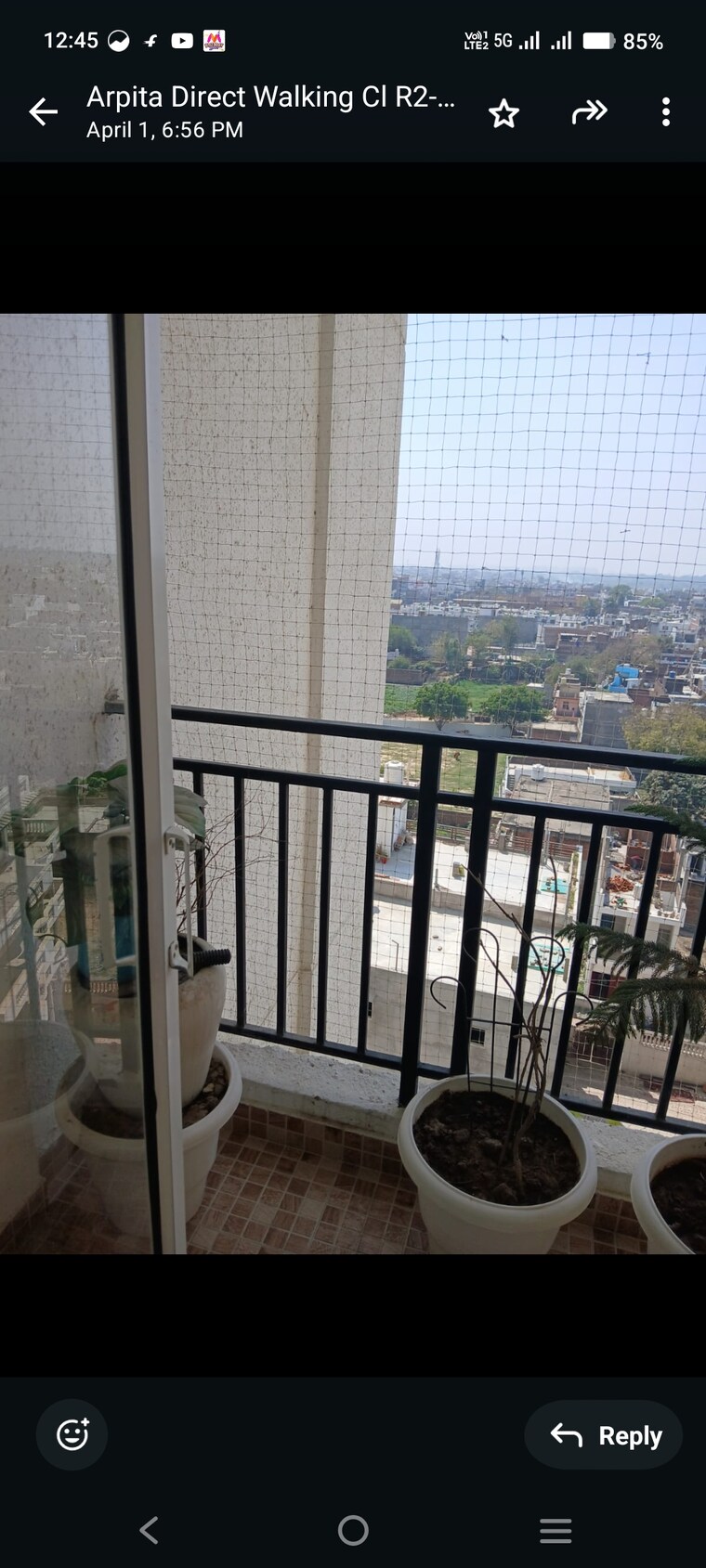 Balcony, omaxe-r2 3 Bedroom 1635 Sq.Ft. Apartment In Gomti Nagar Lucknow 8439536