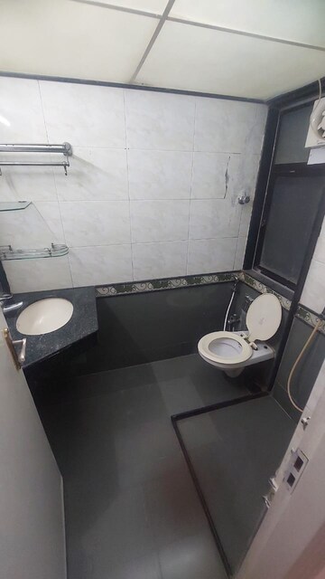 Bathroom in 2 BHK Apartment at Shiv Shakti Tower 28, Malad East – for Rent