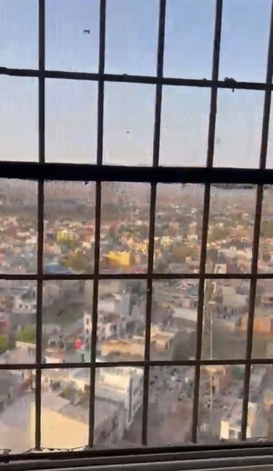 Building Lobby in 2 BHK Apartment at Mahagun Mascot, Sain Vihar – for Sale