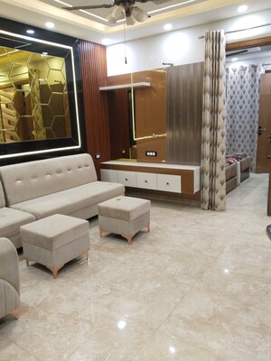 Living Room in 4 BHK Builder Floor at Chanakya Place – for Sale