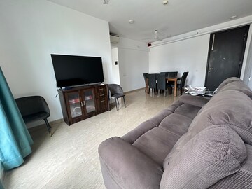 Living Room in 2 BHK Apartment at Hiranandani Atlantis, Powai – for Rent