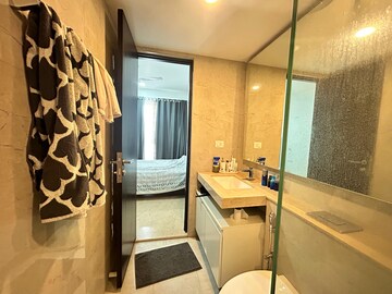 Bathroom in 2 BHK Apartment at Hiranandani Atlantis, Powai – for Rent
